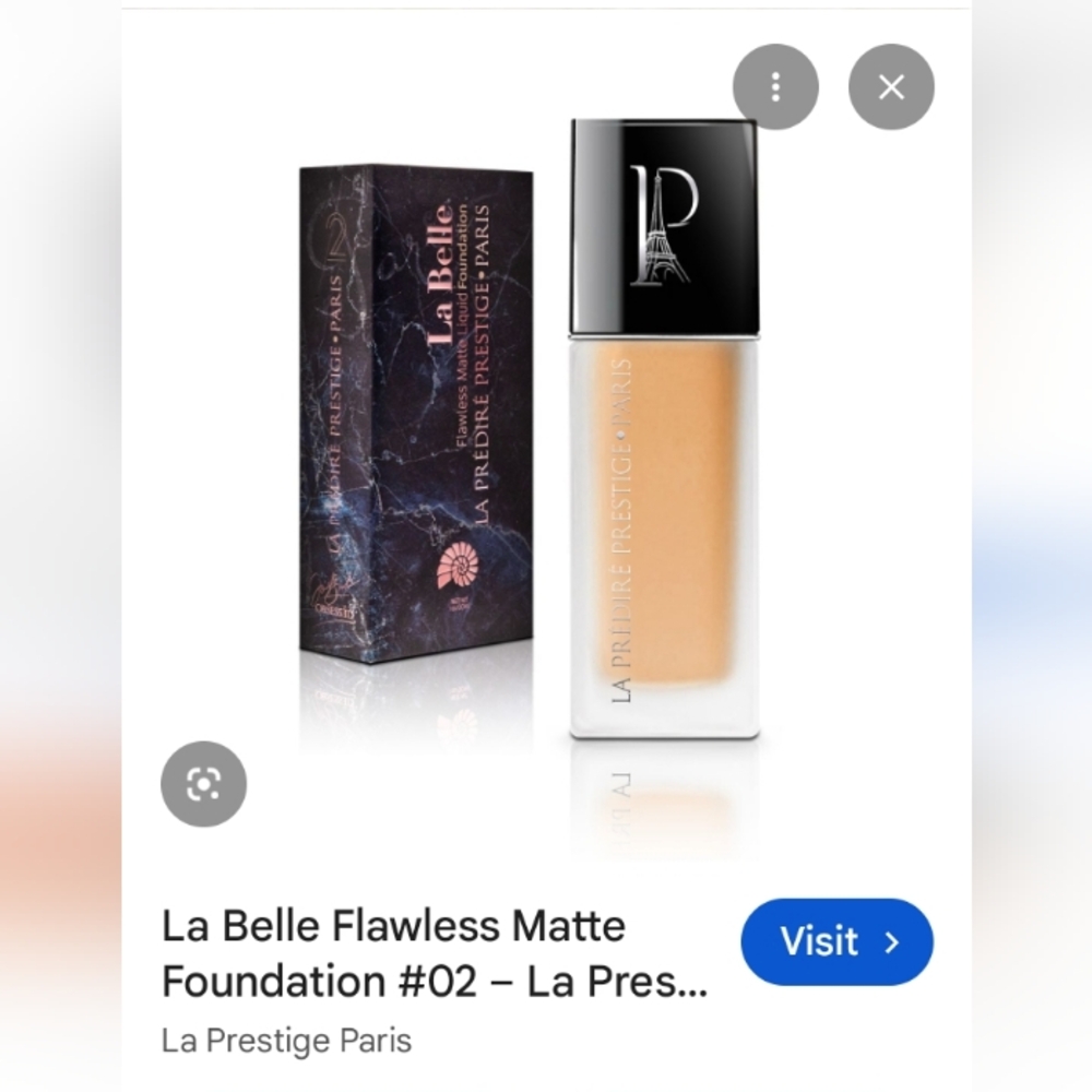 La Predire Prestige Paris La Belle Full Coverage Foundation. 2-1NF Matte